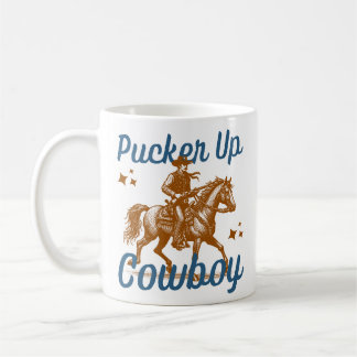 Pucker-up cowboy koffiemok