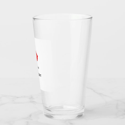 "Pucker Up Dinner First" heet glas (Links)