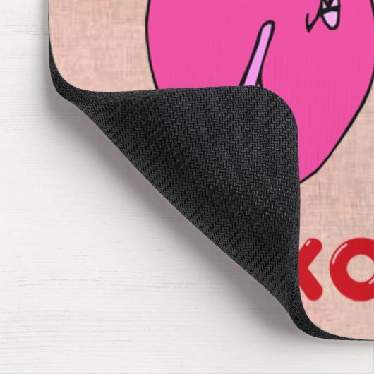 Pucker Up Valentijn Harten Muismat (Hoek)