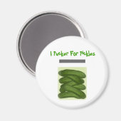 Pucker voor Pickles Magnet (Voorkant / Achterkant)