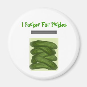 Pucker voor Pickles Magnet