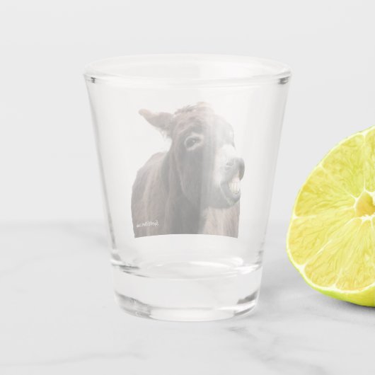 Puckering Donkey Shot Glas (Achterkant)