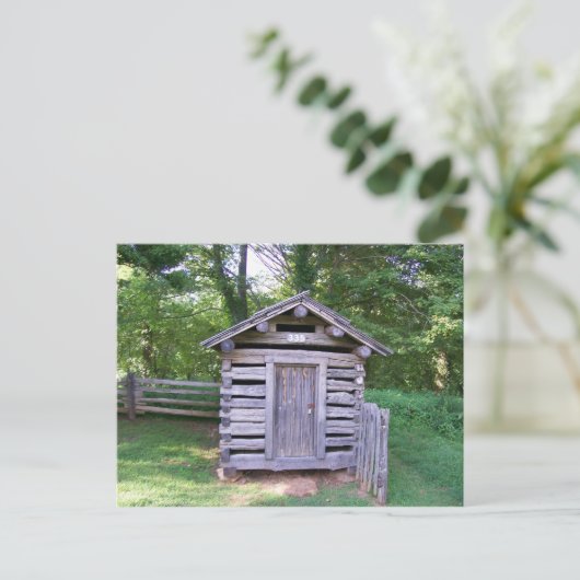 Puckett Cabin Shed Briefkaart (Staand voorkant)