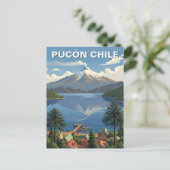 Pucon Chili Reizen Briefkaart (Staand voorkant)