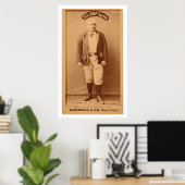 Pud Galvin Baseball Kaart 1887 Poster (Thuiskantoor)