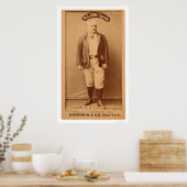 Pud Galvin Baseball Kaart 1887 Poster (Keuken)