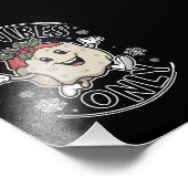 Pud Vibes alleen grappige kerst Foto Afdruk (Hoek)