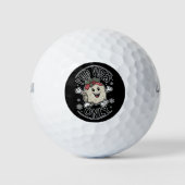 Pud Vibes alleen grappige kerst Golfballen (Voorkant)
