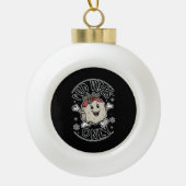 Pud Vibes alleen grappige kerst Keramische Bal Ornament (Voorkant)