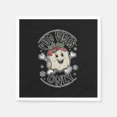 Pud Vibes alleen grappige kerst Servet (Voorkant)