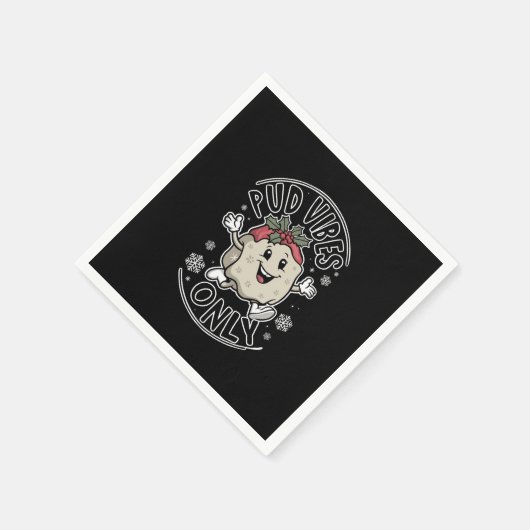 Pud Vibes alleen grappige kerst Servet (Hoek)