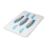 Puddels en stenen Bathmat Badmat (Gekanteld)
