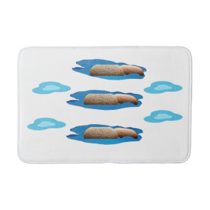 Puddels en stenen Bathmat Badmat