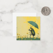 Puddels & Speeltijd: Kever Avonturen Notitiekaartje (Voorkant / Achterkant in situ)