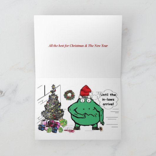 "Puddigan" Kerst Kaart (Binnen)