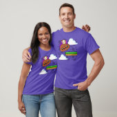 Pudding & Cute Schedel Accessoire - Happy Jump T-shirt (Unisex)