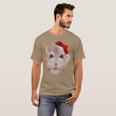 Pudding Dwarf Hamster in kerstkerstkerstkerstkerst T-shirt (Voorkant volledig)