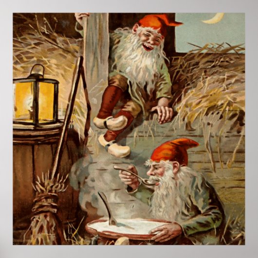 “Pudding In de Schuur” van Jenny Nystrom Poster (Voorkant)