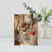 "Pudding In the Barn" door Jenny Nystrom Briefkaart (Staand voorkant)