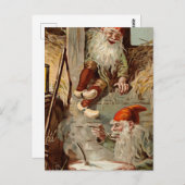 "Pudding In the Barn" door Jenny Nystrom Briefkaart (Voorkant / Achterkant)