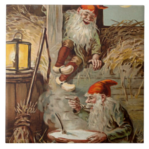 "Pudding In the Barn" door Jenny Nystrom Tegeltje