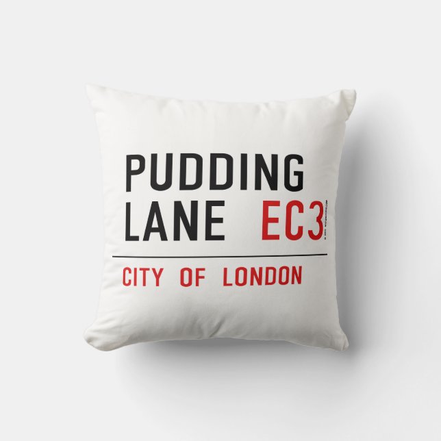 Pudding Lane Kussen (Voorkant)