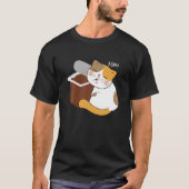 Pudding Lover Kawaii Cat Chocolate Pudding Lovers T-shirt (Voorkant)