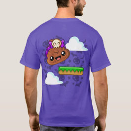 Pudding & Mopshoofd met achterkantprint - Happy Ju T-shirt