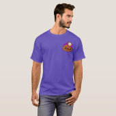 Pudding & Mopshoofd met achterkantprint - Happy Ju T-shirt (Voorkant volledig)