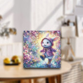 Puddle Hopping Bunny Pasen Groeten Feestdagenkaart