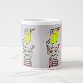 Puddy Cat & Canary Jumbo Mug Grote Koffiekop