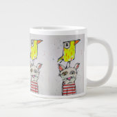 Puddy Cat & Canary Jumbo Mug Grote Koffiekop (Rechts)