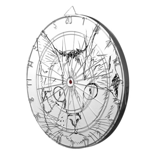 Puddy Cat Dartbord (Voorkant Rechts)