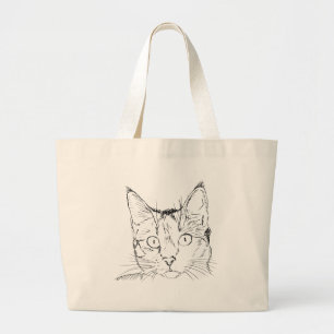 Puddy Cat Grote Tote Bag