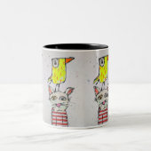 Puddy Cat & Kanarie 11 oz mok (Center)