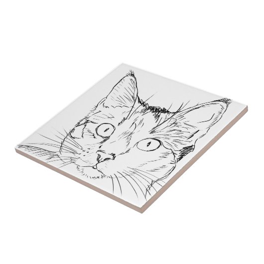 Puddy Cat Tegeltje (Zijkant)