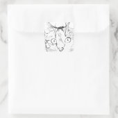 Puddy Kat Vierkante Sticker (Tas)