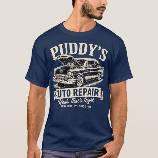 Puddy's Auto Reparatie T-shirt (Voorkant)