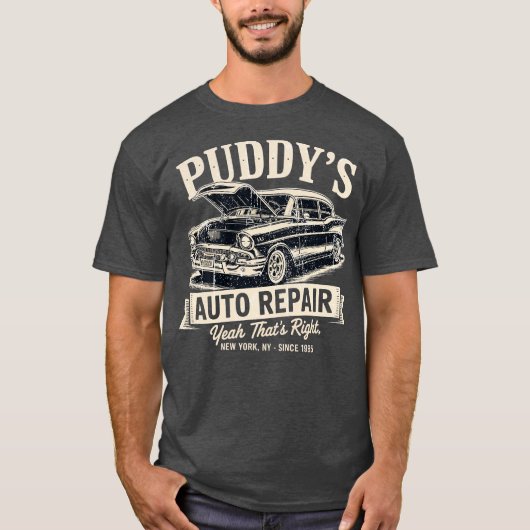 Puddy's Auto Reparatie T-shirt (Voorkant)