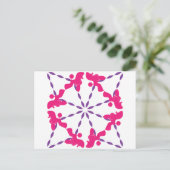 Pudelmuster Briefkaart (Staand voorkant)