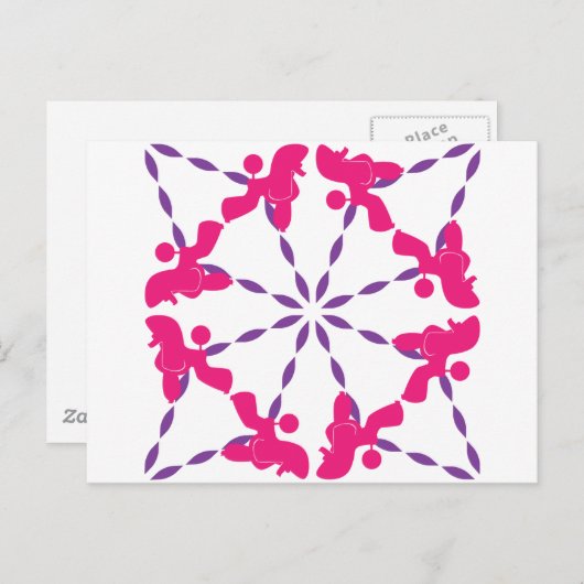 Pudelmuster Briefkaart (Voorkant / Achterkant)