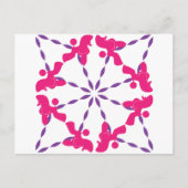 Pudelmuster Briefkaart (Voorkant)