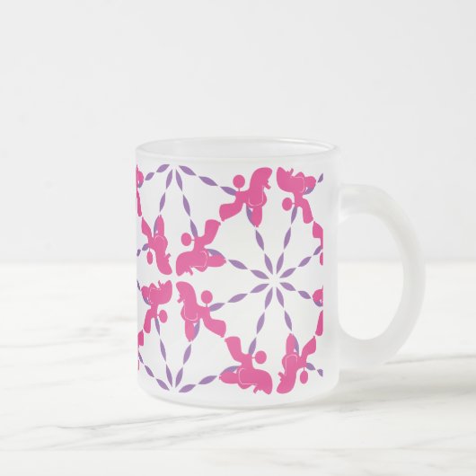 Pudelmuster Matglas Koffiemok (Rechts)