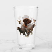 Pudelpointers, jachtfazant glas (Voorkant)