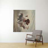 Pudelpointers, jachtfazant wandkleed (In Situ (horizontaal))