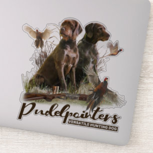 Pudelpointers, jachtluiers sticker