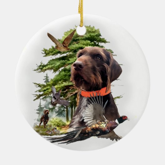 Pudelpointers Keramisch Ornament (Achterkant)