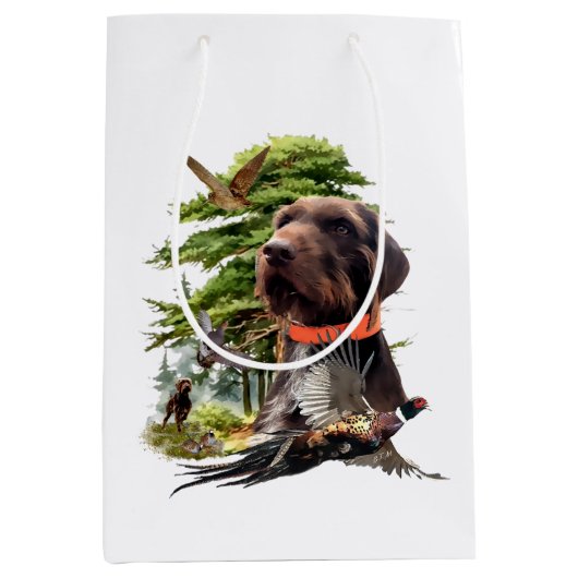 Pudelpointers Medium Cadeauzakje (Voorkant)