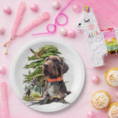 Pudelpointers Papieren Bordje (Feest)