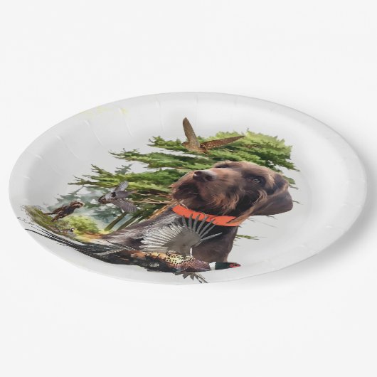 Pudelpointers Papieren Bordje (Gekanteld)